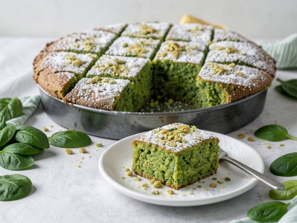 Ispanaklı Kek