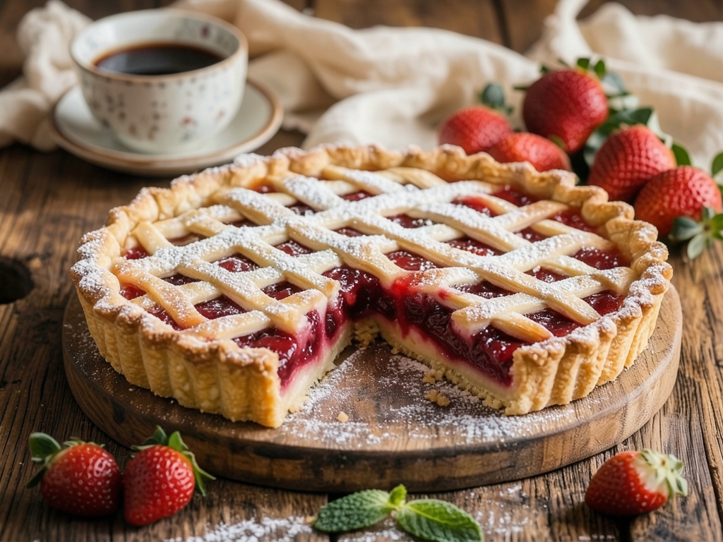 Çilekli Fransız Tart