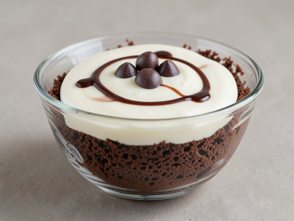 Tart Kalıbında Muhallebili Kek