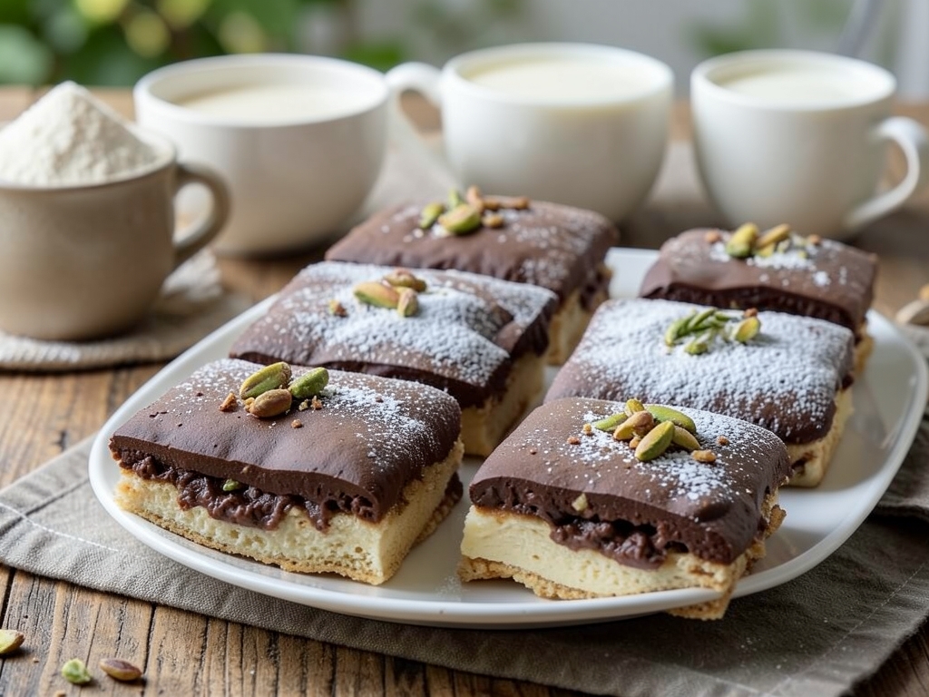 Pudingli Bisküvili İrmik Tatlısı