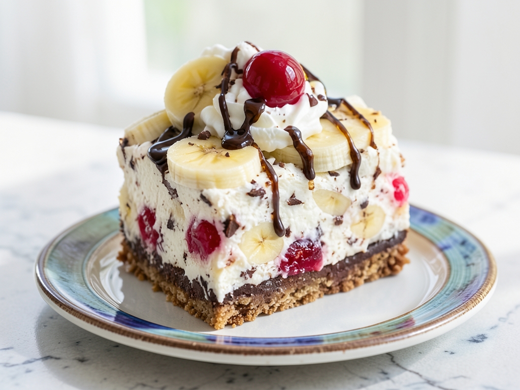 Banana Split Pastası