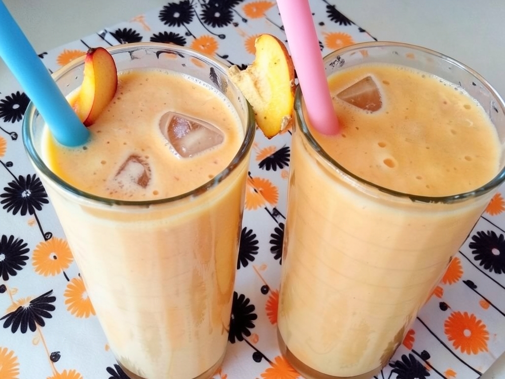 Şeftalili Zencefilli Smoothie Tarifi
