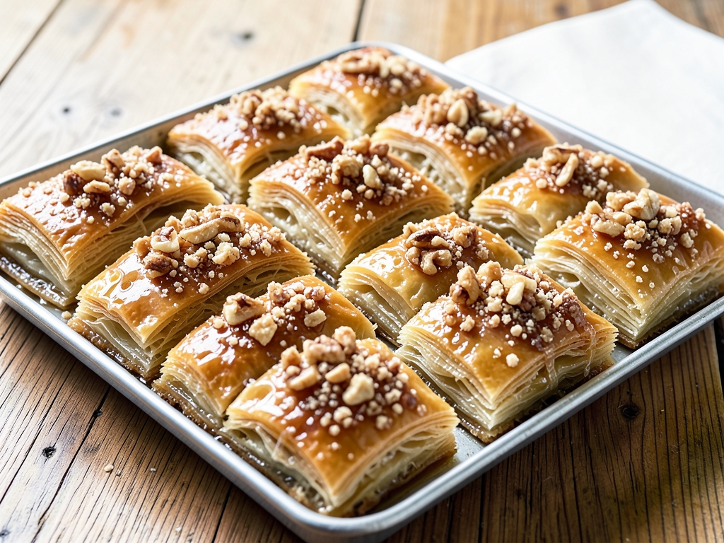 Hazır Yufkadan Burma Baklava