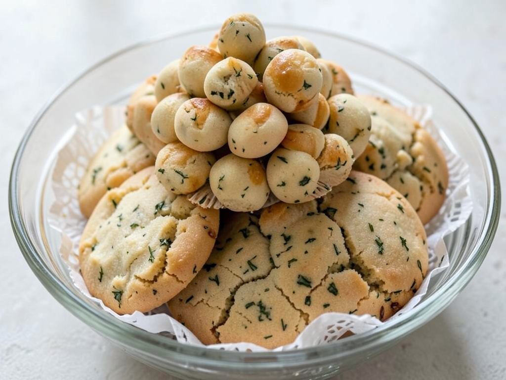 Çörek Otlu Misket Kurabiye