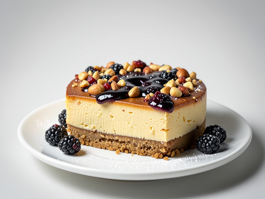 Böğürtlenli Yalancı Cheesecake
