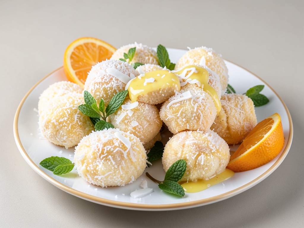 Limonlu İrmik Topları (Çay, Kahve Yanına Oldukça Pratik )