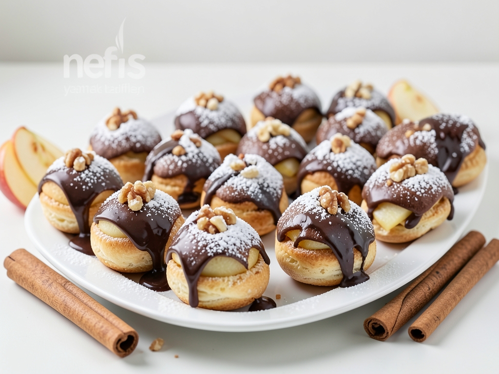 Elmalı Profiterol