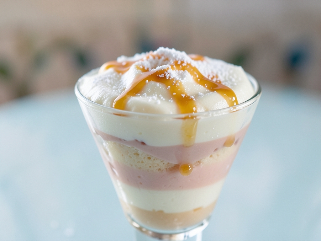 Teremyağlı İki Renkli Puding