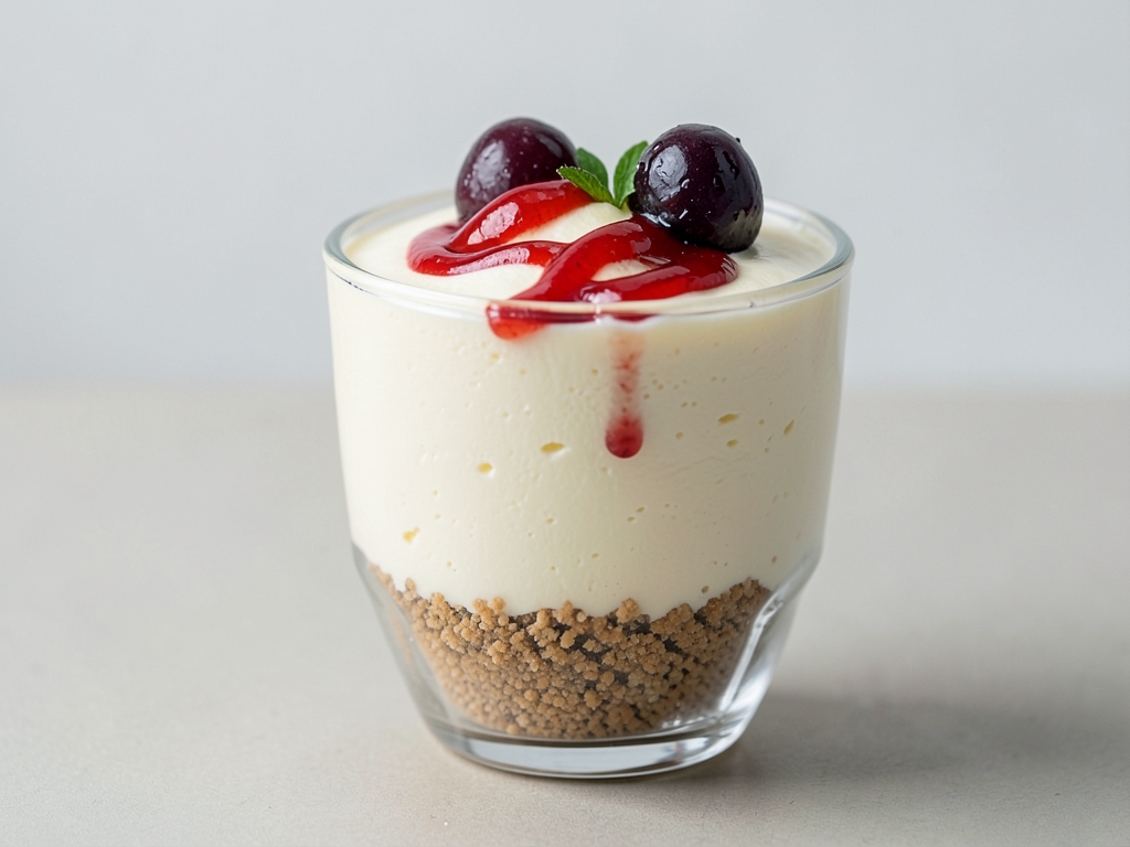 Bardakta Ahududulu Cheesecake