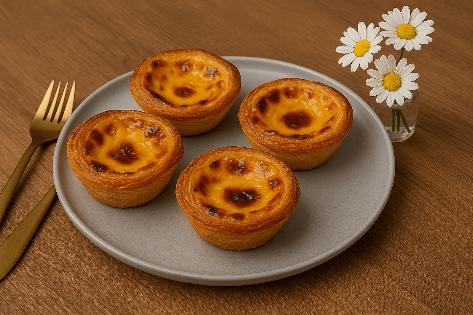 Nata Tatlısı (Pastel de Nata)