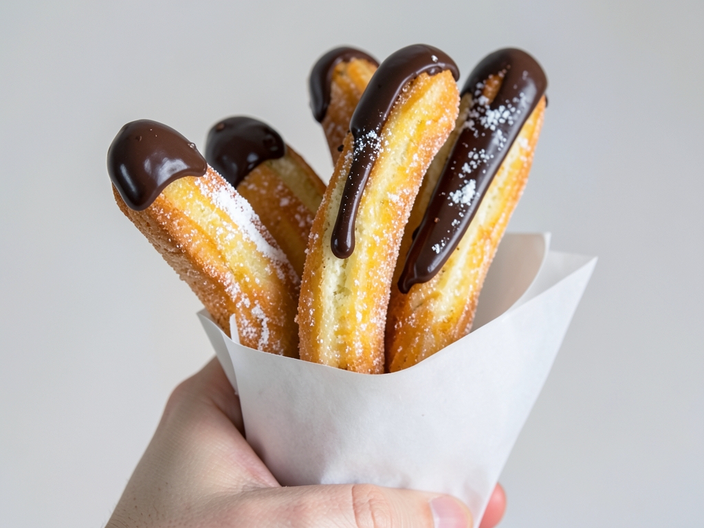 Churros (Kızartılmış Ekler Hamuru Video Tarifi İle)