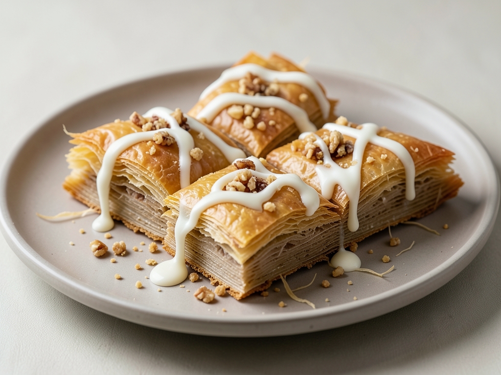 Kadayıflı Çıtır Üçgenler (Kuru Baklava Tadında)