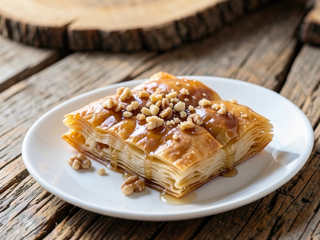 Lezzetli Baklavalık Yufkadan Cevizli Sarma