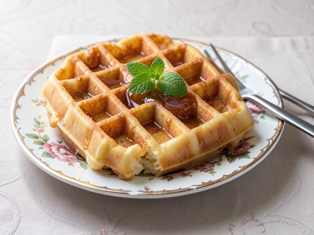 Teremyağlı Waffle